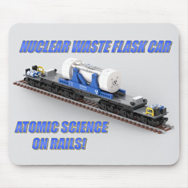PTW Modern American Nuclear Waste Flask Car Mouse Mat (Front)