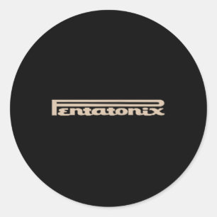 Ptx Logo Heart Black Classic Round Sticker