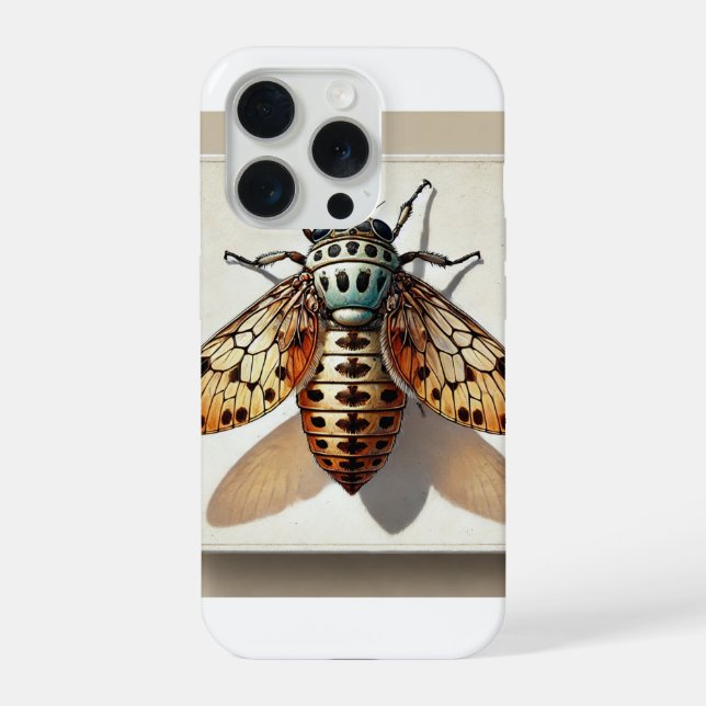 Ptycholoma dorsal view 310824IREF215 - Watercolor iPhone Case (Back)