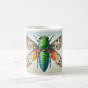 Ptycholoma Insect View 280824IREF221 - Watercolor Coffee Mug