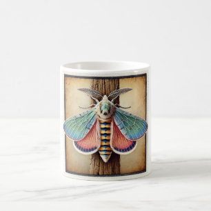 Ptycholoma moth 110924IREF236 - Watercolor Coffee Mug