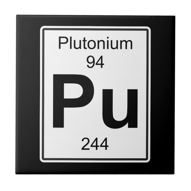 Pu - Plutonium Tile (Front)