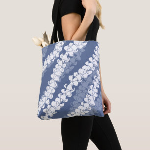 Puakenikeni hawaiian aloha print pattern tote bag