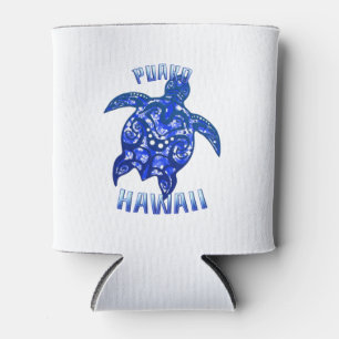 Puako Hawaii Vacation Tribal Turtle Can Cooler