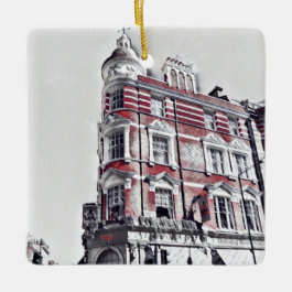 Pub 02 ceramic ornament