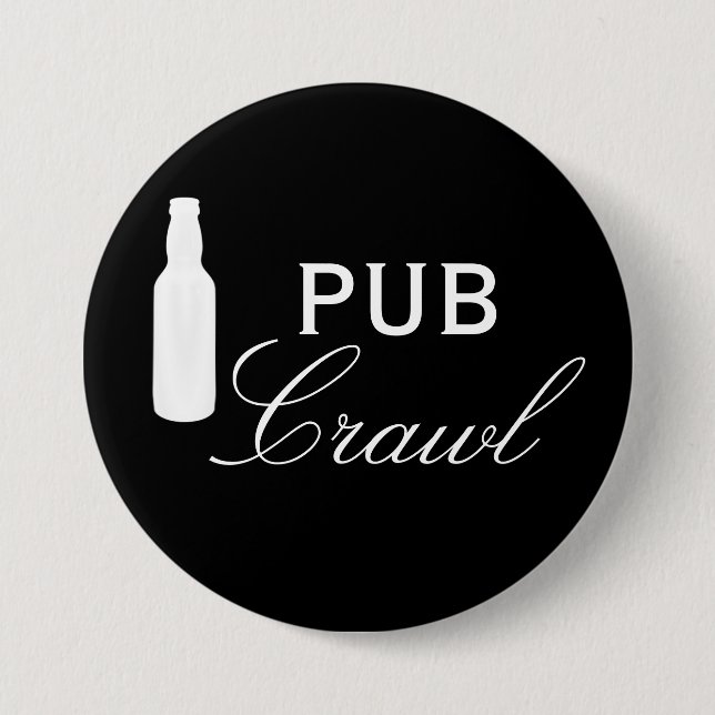 Pub Crawl Beer Day Drinking 7.5 Cm Round Badge (Front)