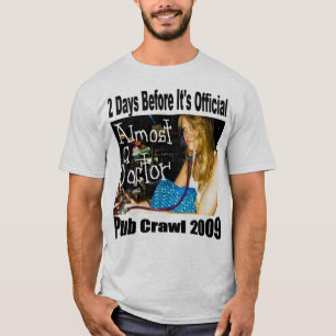 pub crawl tshirt design