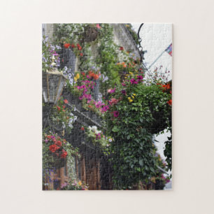 Pub Flowers Notting Hill London United Kingdom Jigsaw Puzzle