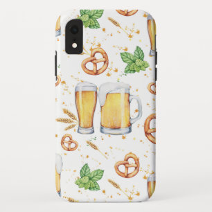 Pub Style Beer Pattern iPhone XR Case