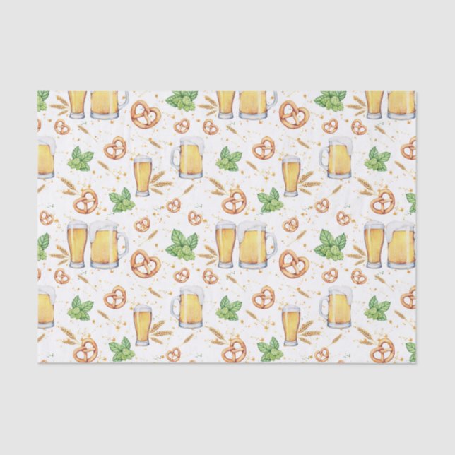 Pub Style Pattern Tissue Paper (Front)