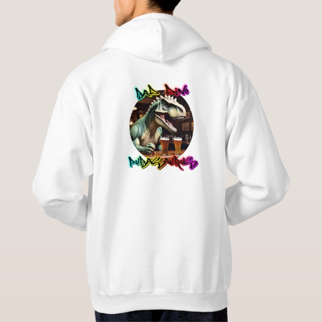 PUBASAURUS by BAD Dino Hoodie (Back)