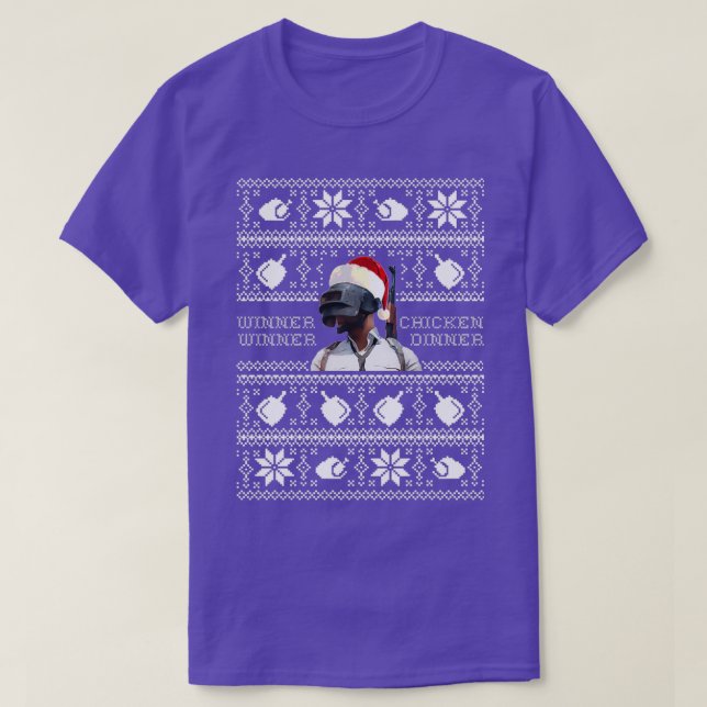 PUBG Christmas  T-Shirt (Design Front)