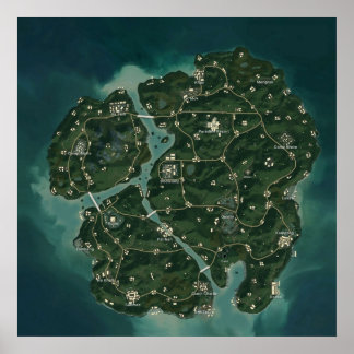 PUBG New Sanhok  Savage 8192x8192 Poster