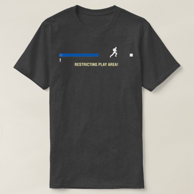 PUBG Restricting Play Area T-Shirt (Design Front)