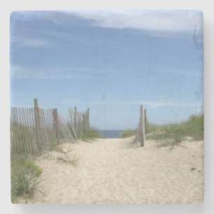 Public Access 32, Wrightsville Beach Stone Coaster