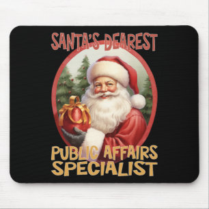 Public Affairs Specialist Christmas Holiday Love X Mouse Mat