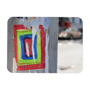 Public Art New York City Telephone Pole Graffiti Magnet