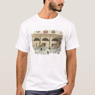 Public Bathing at Bath, or Stewing Alive, print pu T-Shirt