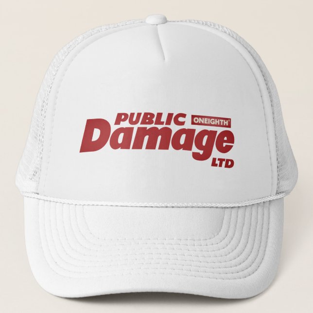 Public Damage Limited   ONEIGHTH Tokyo Original Trucker Hat (Front)