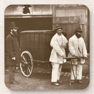 Public Disinfectors, from 'Street Life in London', Coaster