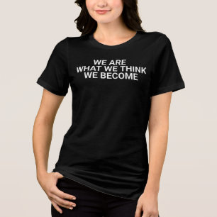 Public domain inspirational quote free use quote, Tri-Blend shirt