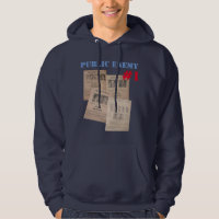public enemy number one poster hoodie design