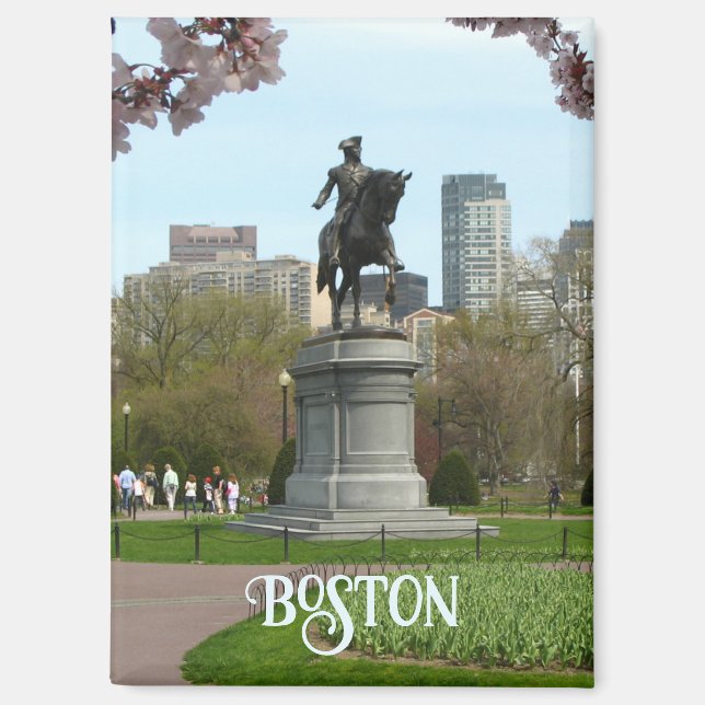 Public Garden Boston Massachusetts Magnet (Front)