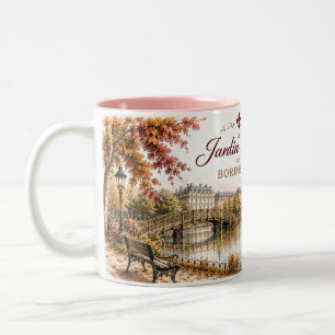 Public Garden of Bordeaux Two-Tone Coffee Mug