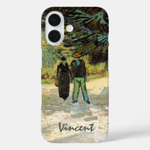 Public Garden with Couple by Vincent van Gogh iPhone 16 Case