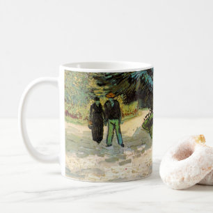 Public Garden with Couple by Vincent van Gogh Coffee Mug