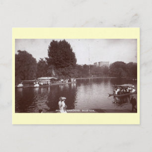 Public Gardens, Boston Vintage Postcard