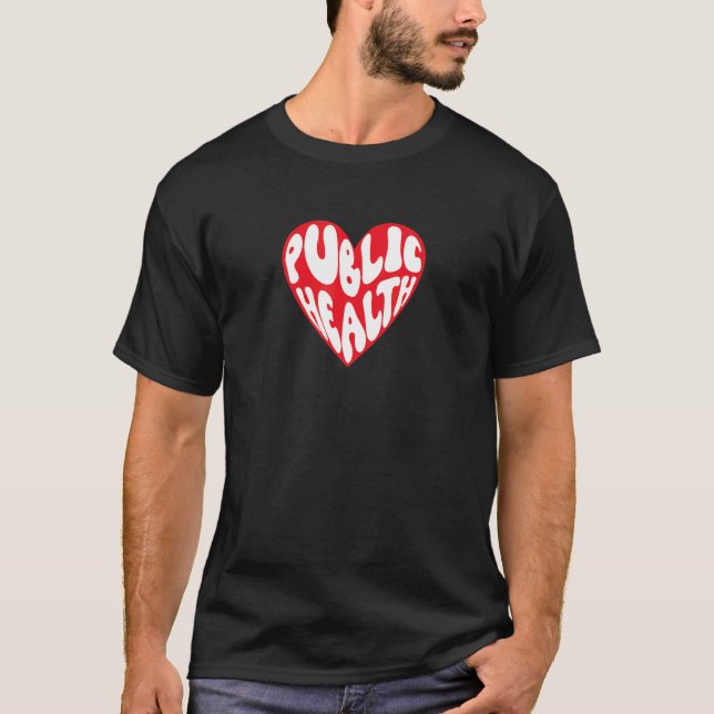 Public Health Heart T-Shirt (Front)