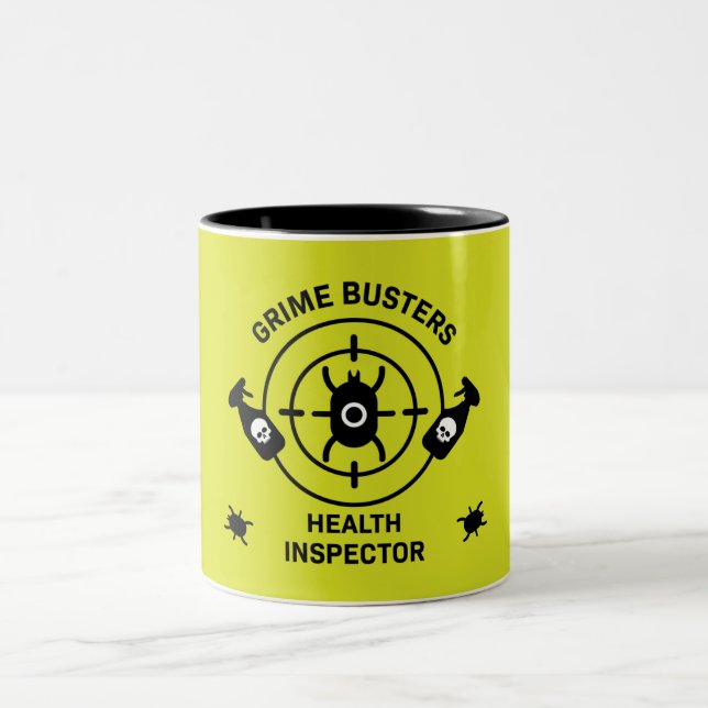 Public Health Inspector - Environmental Health Cof Two-Tone Coffee Mug (Center)