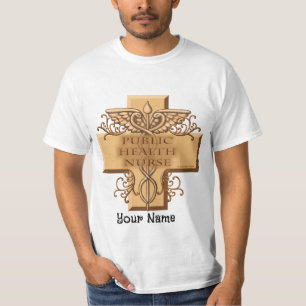 Public Health Nurse Caduceus T-Shirt
