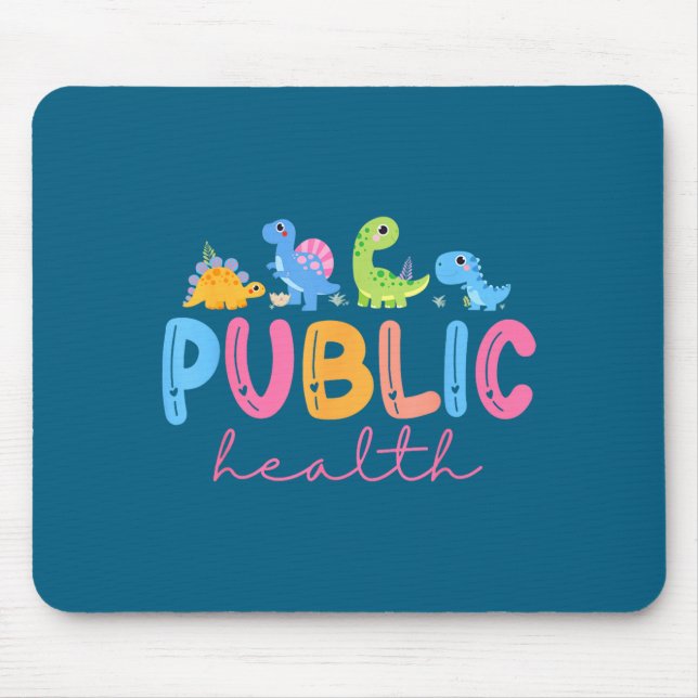 Public Health Nurse Dinosaurs Nursing Design For M Mouse Mat (Front)