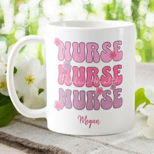 Public Health Nurse Groovy Coffee Mug