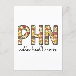 Public Health Nurse Sweatshirt PHN RN Shirt Cute N Announcement Postcard