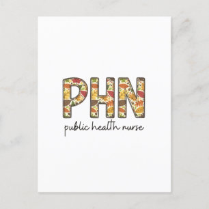 Public Health Nurse Sweatshirt PHN RN Shirt Cute N Invitation Postcard