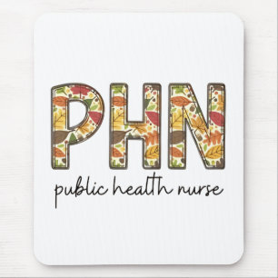 Public Health Nurse Sweatshirt PHN RN Shirt Cute N Mouse Mat