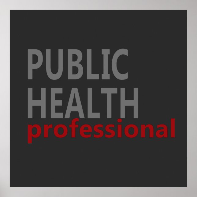 public health professional poster (Front)