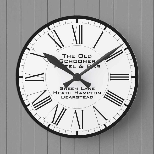 Public House or Bar Themed Round Clock (Creator Uploaded)
