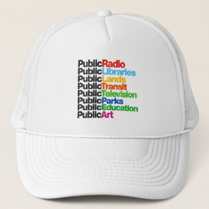 Public Libraries Radio Television Art Parks TV Trucker Hat