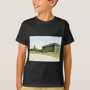 Public Library and State Capitol, Denver, Colorado T-Shirt