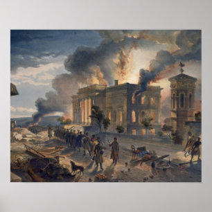 Public Library and Temple of the Winds, plate from Poster