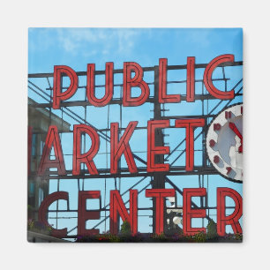 Public Market Centre in Seattle Washington Magnet