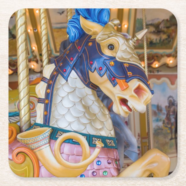 Public Museum of Grand Rapids Square Paper Coaster (Front)