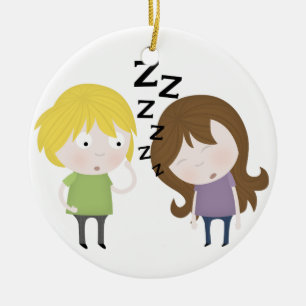 Public Narcolepsy Ceramic Tree Decoration