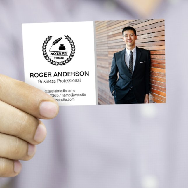 Public Notary | Business Man  Card (Creator Uploaded)