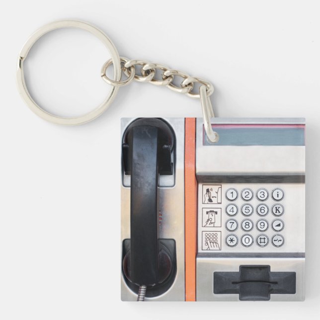 Public phone key ring (Front)