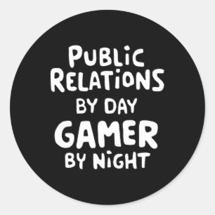 Public Relations  Classic Round Sticker
